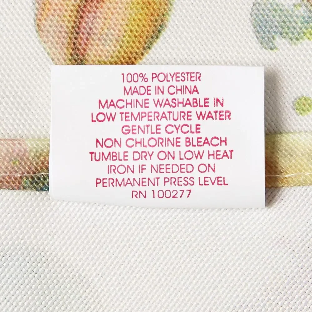 Printed Fabric Tablecloth, 70